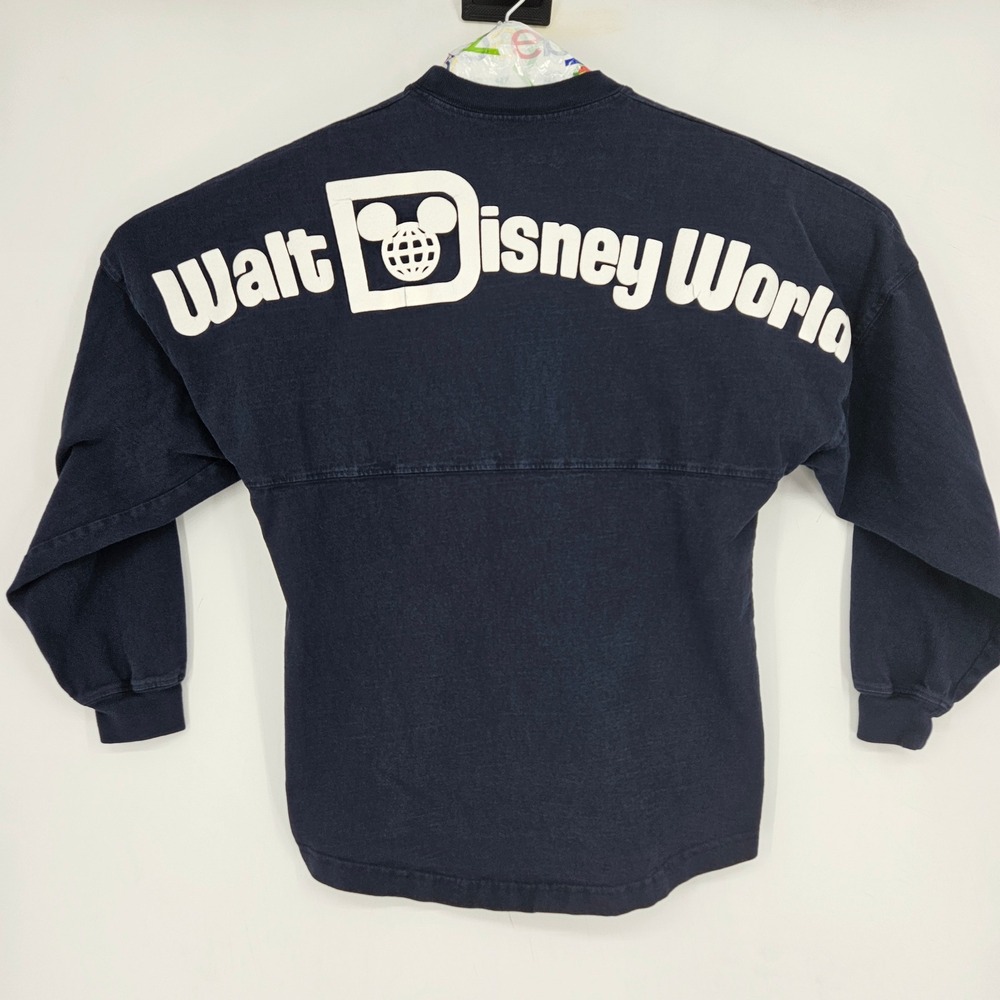 Disney Parks Spirit Jersey Shirt Mens Extra Small Walt Disney World Navy Blue